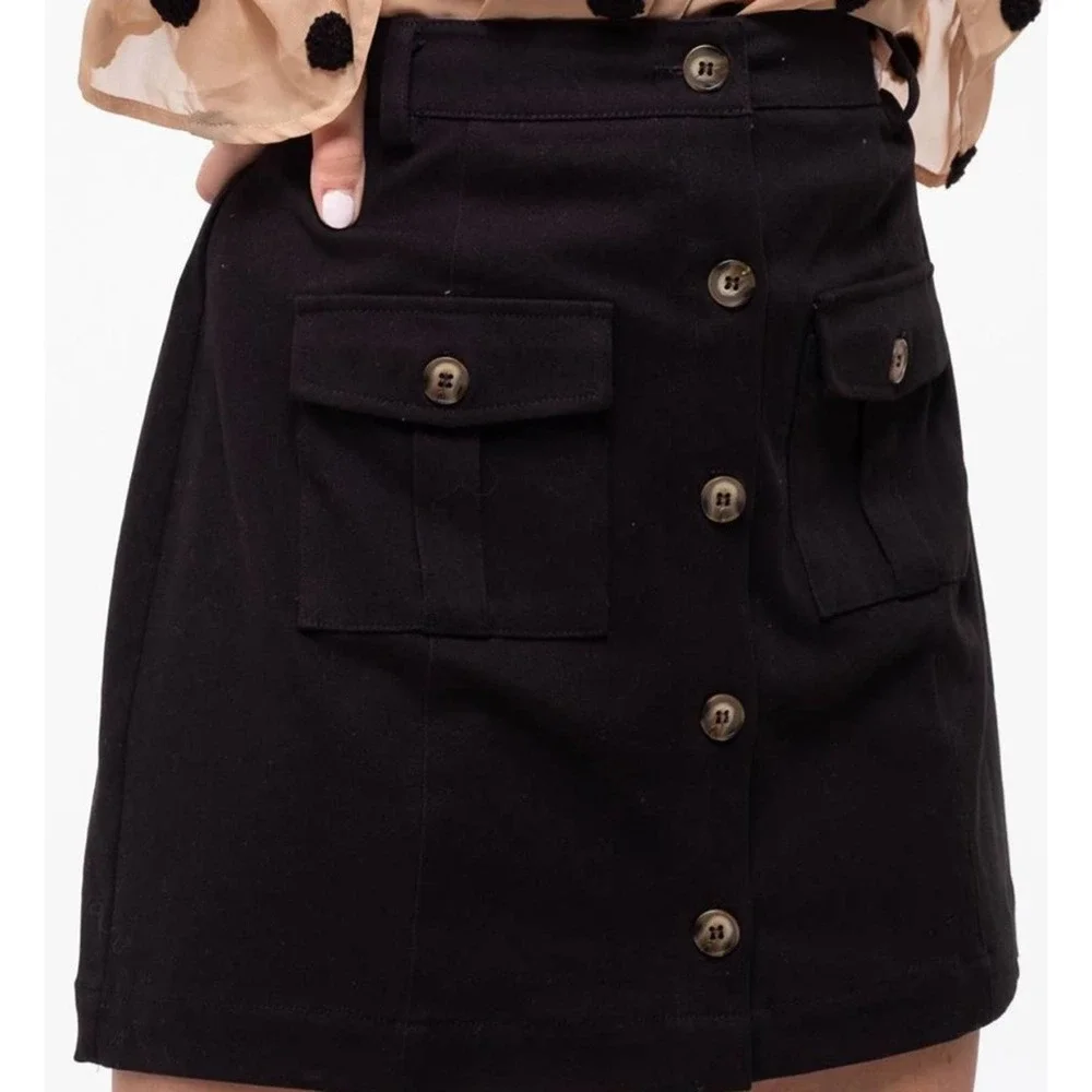 0017 NWT High Waisted School Girl Mini Skirt - Picture 2 of 10